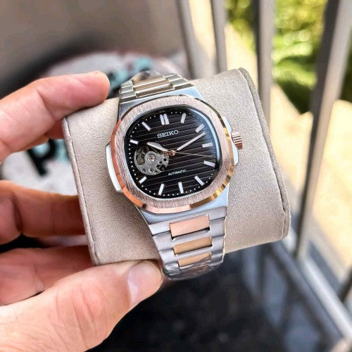 Seikk_o Automatic Two Tone Black Dial