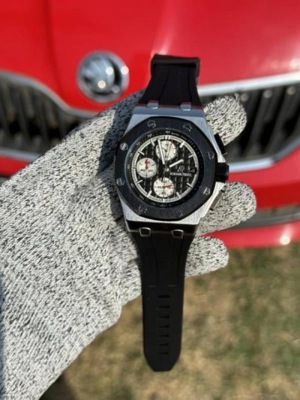 Audemars Pigue Royal Oak Offshore Black Silver