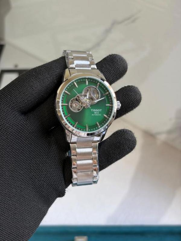 TISSOO T POWERMATIC AUTOMATIC SILVER GREEN 444