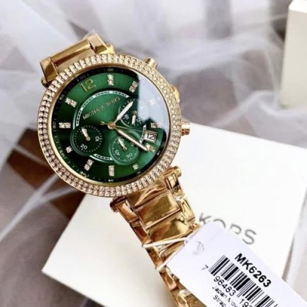 Michael l Kors Parker Gold Green MK6263