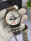 Tisssot 1853 Automatic Two Tone White Dial AT439