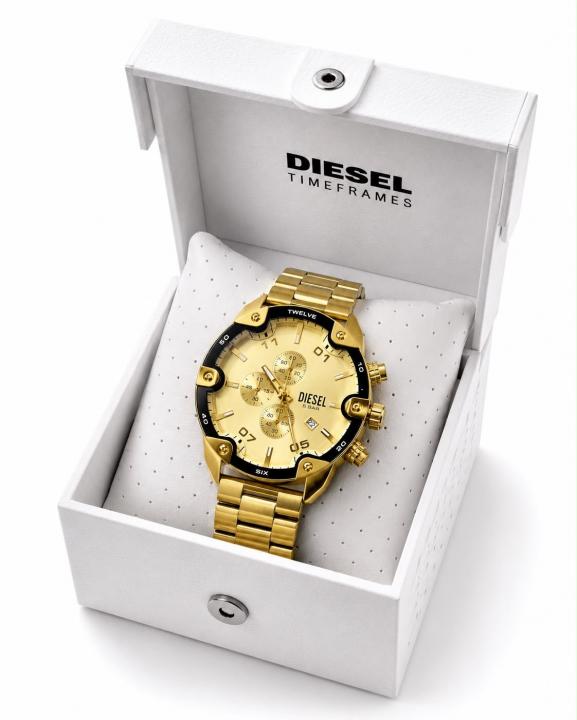 DIESE EL SPIKED 5 BAR MENS GOLD GOLD 713