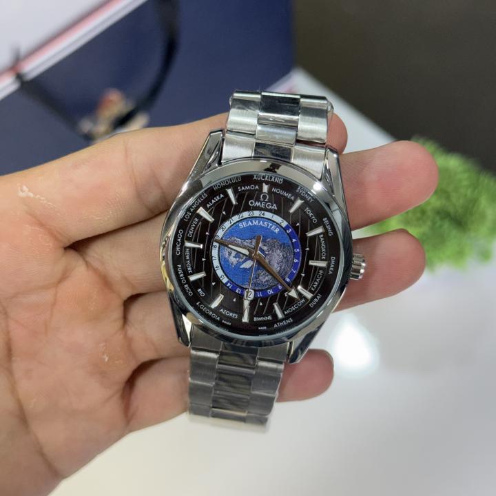 Omegga Seamaster Aqua Terra World Map ( Swift Movement )