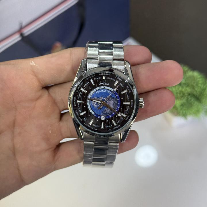 Omegga Seamaster Aqua Terra World Map ( Swift Movement )