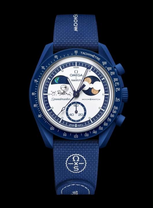 OMEGGAA SWATC MOON BLUE AT427