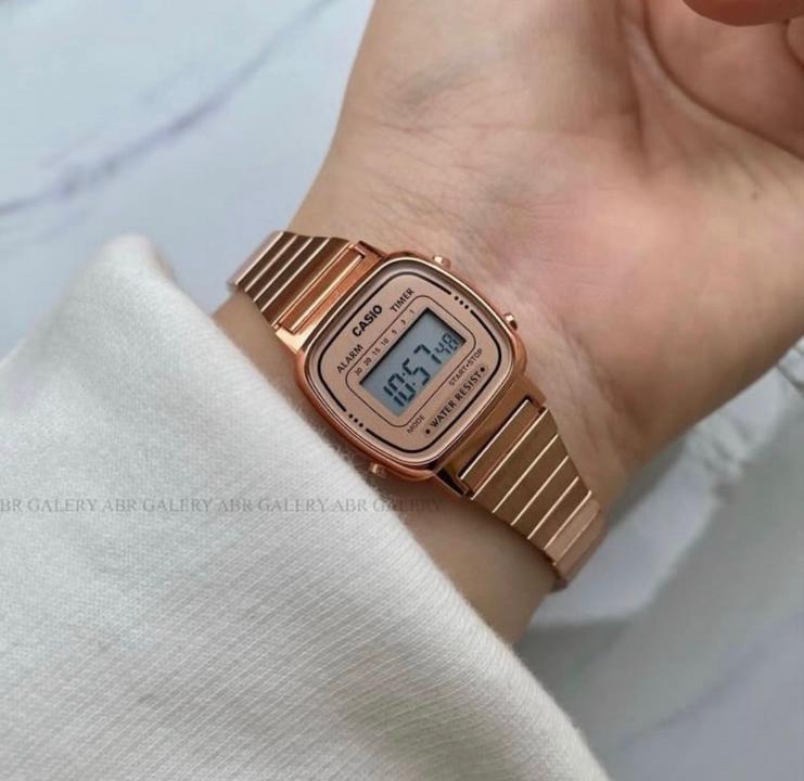 Casio Womens Vintage LA670 Copper