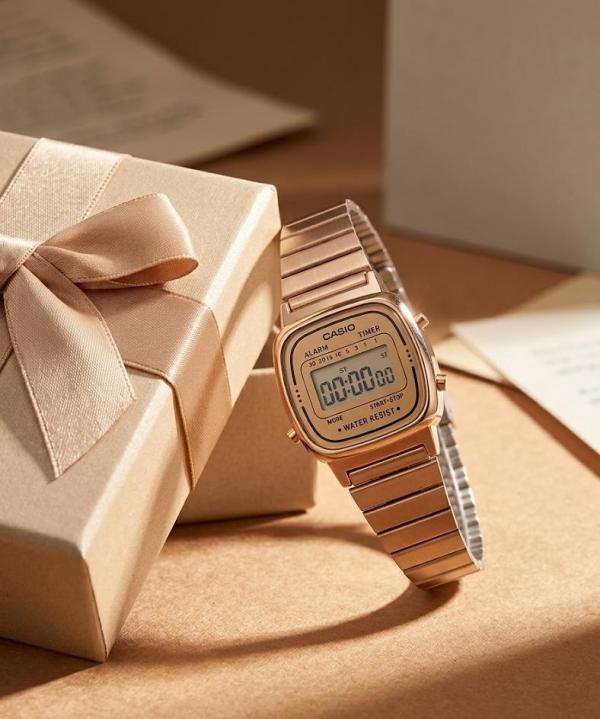 Casio Womens Vintage LA670 Copper