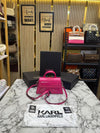 Karl_Lagerfeld KKushion Top Handle Crossbody Bag With Box And Dust Bag Pink