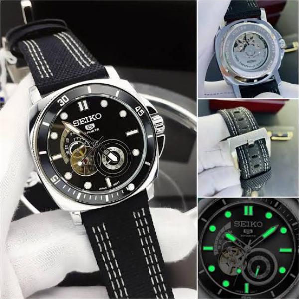 Seiko 5 Sports Automatic Black