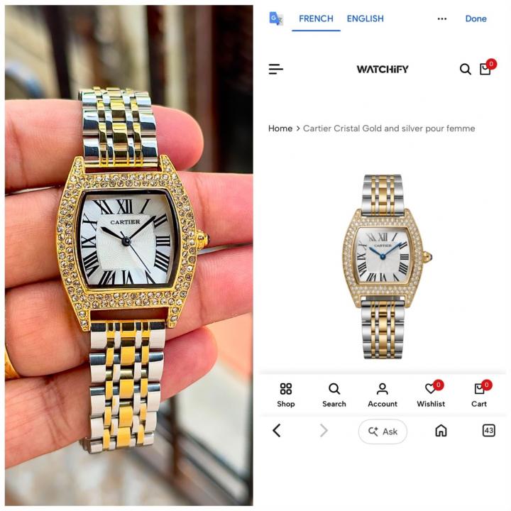 Cartieer Tortue Gold Premium ladie Watch