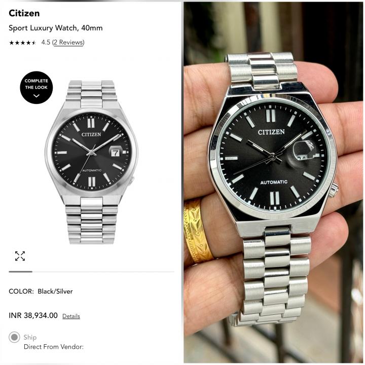 CITIZEN MEN SWIFT MOVEMENT WATCH