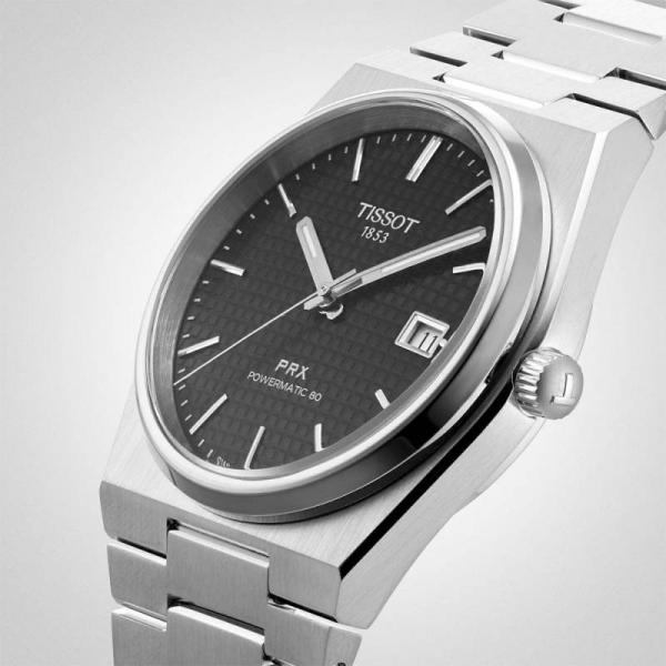Tissoo_t 1853 Prx Automatic Top Quality Silver-Black