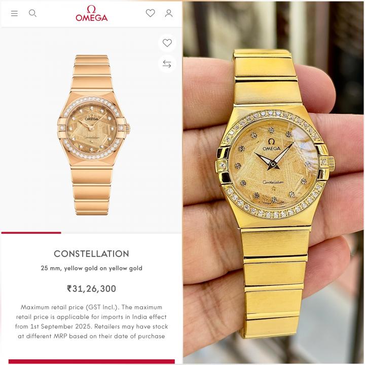 Omegga Constellation Women 25MM Premium Quality