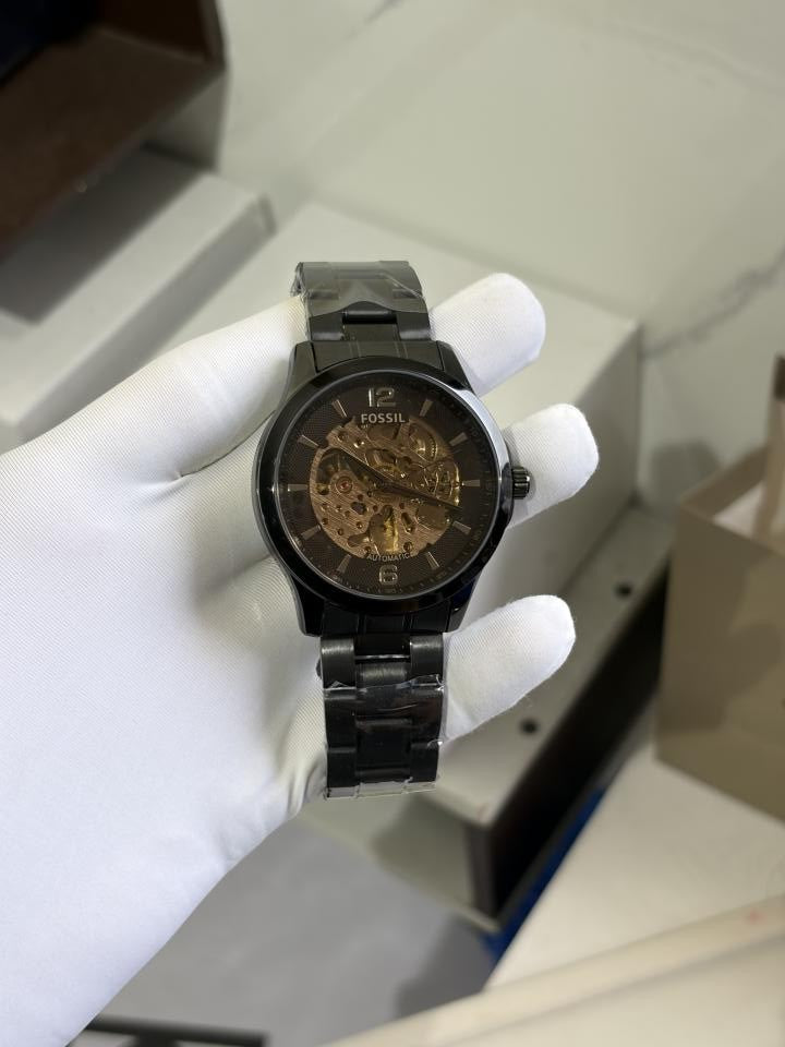 fossiil skeleton automatic heavy quality black rose 780