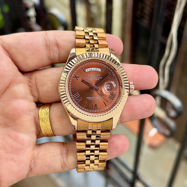 Seiko Oyster Perpetual Mod Day-Date Copper Brown