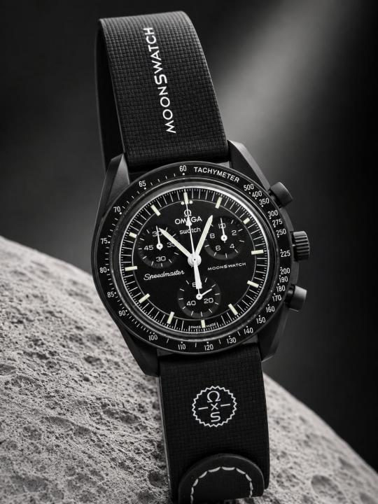 OMEGGA X SWATCCH RUBBER STRAP METAL HEAVY QUALITY 784