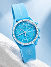 OMEGGA X SWATCCH RUBBER STRAP METAL HEAVY QUALITY 785