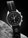 OMEGGA X SWATCCH RUBBER STRAP METAL HEAVY QUALITY 789