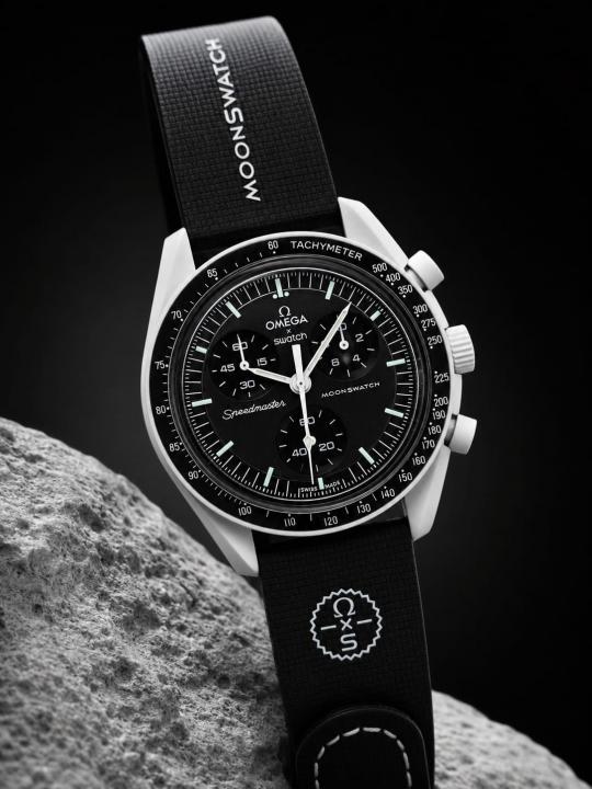OMEGGA X SWATCCH RUBBER STRAP METAL HEAVY QUALITY 789