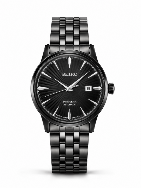 SEIKO PRESAGE PREMIUM SILVER GREEN SWIFT MOVEMENT