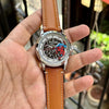 Fossiil X Marvel Spider-Man Automatic Brown Leather Belt