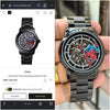 Fossiil X Marvel Spider-Man Automatic Full Black