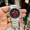 Fossiil Bronson Chronograph FS5852 Silver Crimson Red Dial