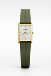 LONGINE PREMIUM SLIM GREEN GOLD WATCH