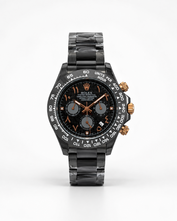 ROLEEX ALL CHRONO WORKING PREMIUM BLACK WATCH