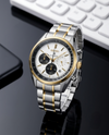 SEIKO PROSPEX CHRONOGHRAPH TWO TONE WHITE DIAL AT461