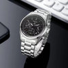 SEIKO PROSPEX CHRONOGHRAPH SILVER BLACK DIAL AT461