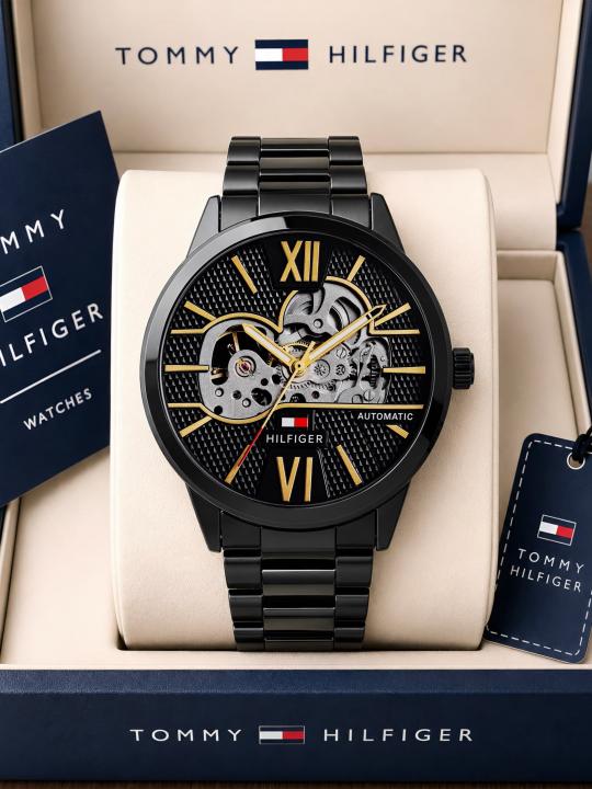 Tommy Hilfigee_r Automatic Skeleton Japan
