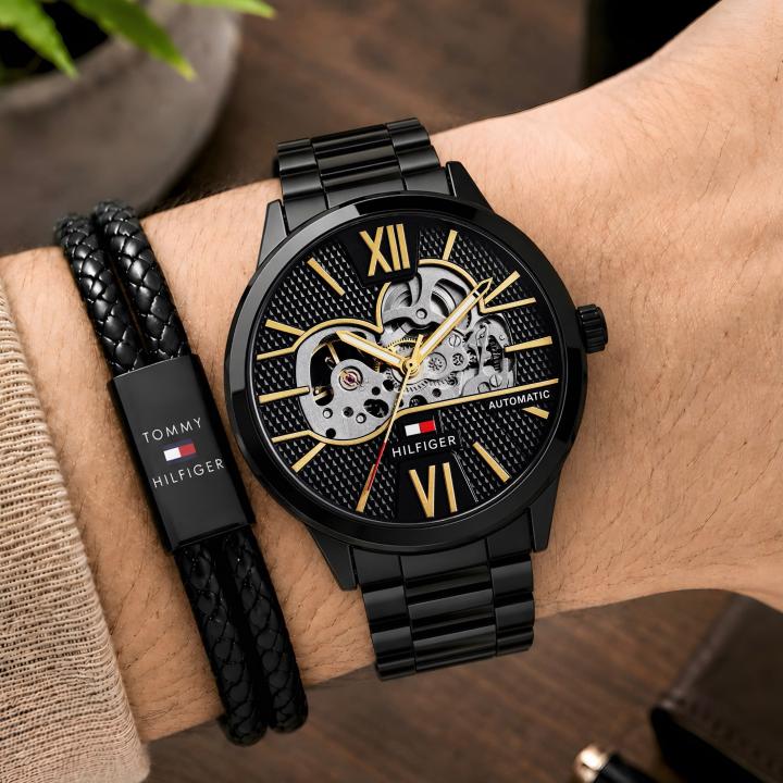 Tommy Hilfigee_r Automatic Skeleton Japan