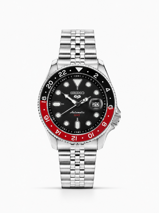 SEIKO GMT SPORT PREMIUM BACK OPEN SWIFT MOVEMENT