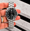 OMEGGA SEAMASTER CO AXIAL 300M SIL BLACK QUARTZ 807