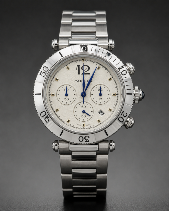 CARTIE ER PASHA CHRONOGRAH 41MM STORE ARTICLE WATCH 811