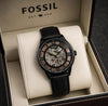 FOSSI TOWNSMAN LEATHER AUTOMATIC PREMIUM WATCH