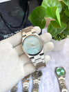 TISSSOT PRX SILVER SKYBLUE TEXTURE DIAL AT358