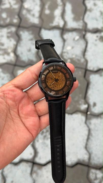 Fossiilll Townsman Leather Automatic Watch