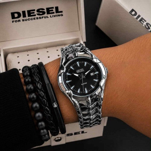 DIESSEL_VERT_SILVER-BLACK