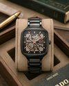Radd_o True Square Automatic Open Heart Full Black copper