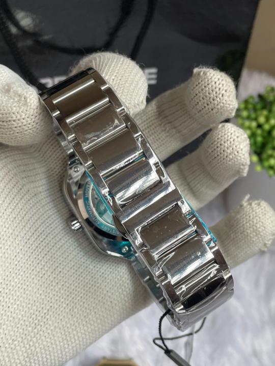RAD0 True Square Automatic Silver Black Dial AT451