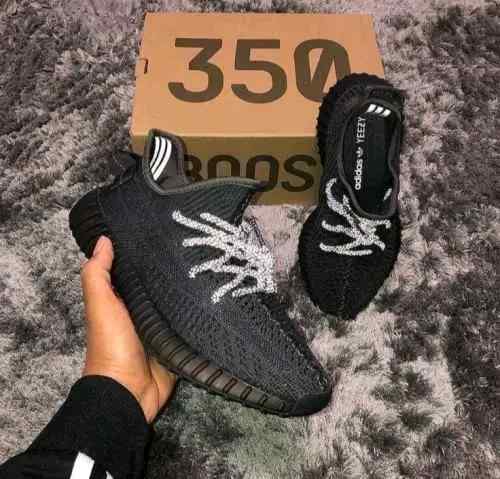 Adidaass yeezy 350 v2 black lace reflactive Premium semi ua