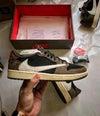 Nikkee Air Jordan 1 Low OG Travis Scott X DARK MOCHA Semi UA