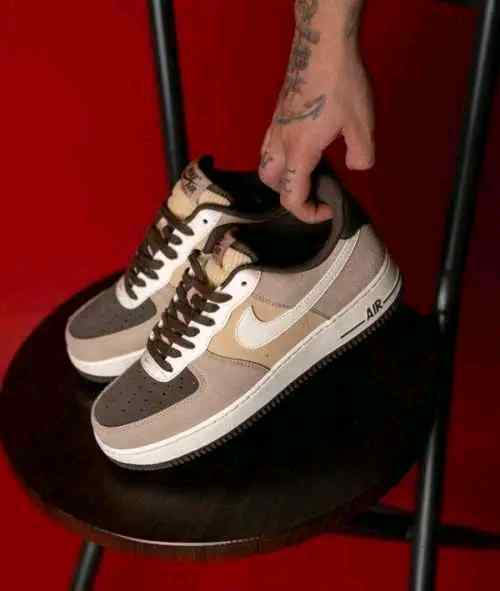 Nikkee AirForce 1 Hemp COCONUT MILK SUEDE QUALITY