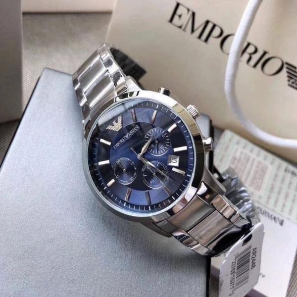 Emporio Armaan_i Classic Silver-Blue