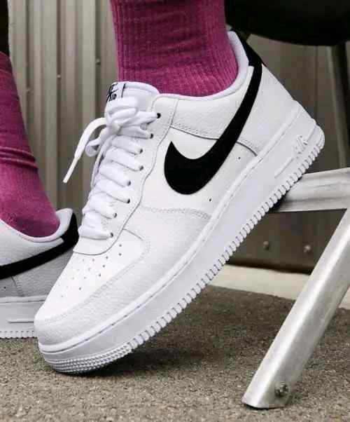 Nikkee Airforce 1 Low White Black Swoosh