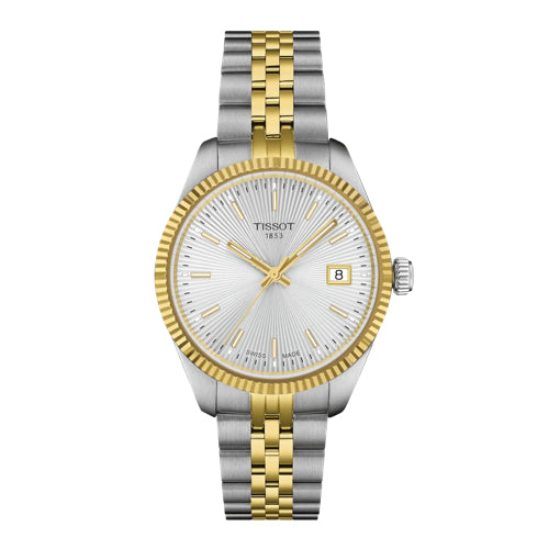 Tissot Ballade 34mm Silver Rose Gold Authentic Store Quality