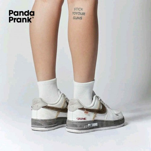 Nikkee Airforce 1 X Panda Prank Fog Wrapped