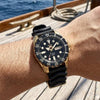 Seiko Diver Sports 5 Quartz Black Gold